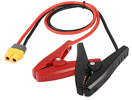 MEIRIYFA Câble XT60 femelle vers pinces crocodiles, câble connecteur XT60 avec pinces de batterie pour station d'alimentation – 53 cm