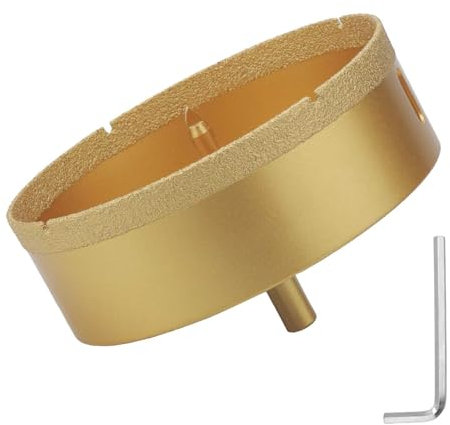 140MM Bohrkrone,Lochsäge Fliesenbohrer für Fliesen Porzellan Keramik Marmor Granit Bohrungen