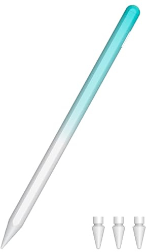 Pencil 2. Generation für iPad 2018–2026: 15 Mins USB-C Schnellladung, mit Stift für iPad 11 (A16)/10-6, Air 3-5/M2/M3/M4, Mini 5-7, Pro 11/12,9/M4/M5, mit Neigungsempfindlichkeit & Palm Rejection