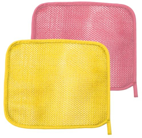 CANIGHT 2 Paños De Lavado Corporal, Red Africana Para Lavar El Baño, Toallas Exfoliantes Para Ducha, Estropajo De Ducha, Estropajo De Baño, Estropajo De Espalda, Bolsas De Jabón, Malla