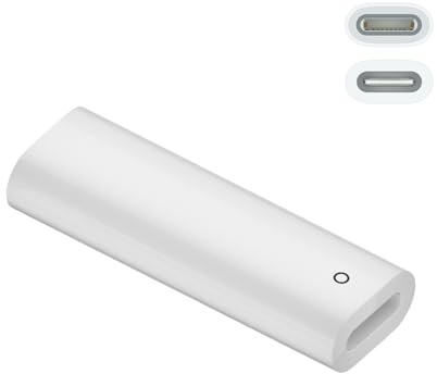 Adaptador USB-C para Apple Pencil 1ª Generación Compatible con iPad 10ª Generación, Adaptador de Carga y Sincronización Bluetooth, Conector USB C Portátil para Carga Rápida y Emparejamiento Estable