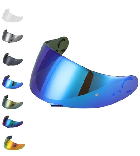EvoParts Visir CNS 1, kompatibel med Shoei Gt Air 1 Gt Air 2, Neotec 1 (no neotec 2 och 3 och Gt Air 3) (blå)