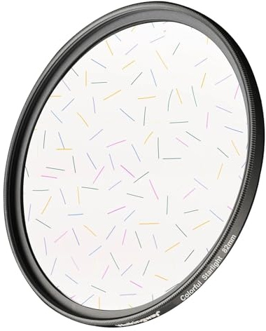 Streak Flare lins Filter Colorful Starlight Cinematic 49 52 55 58 62 67 72 77 82MM Kamerafilter for kamera(52mm)