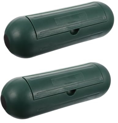 SOPOTUTU 2 pièces Boîtier Étanche pour Prise Extérieure Protection pour Rallonge Électrique Cache-câbles Isolant et Durable Sécurité pour Connexions Électriques Extérieur