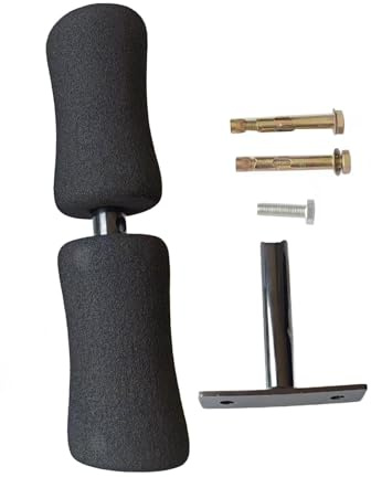 predolo Barra de Ejercicio Abdominal Barra de Sit Ups Dispositivo de Asistencia para Ejercicios Barra de Montaje en Pared Material de Acero y Espuma Adecuado