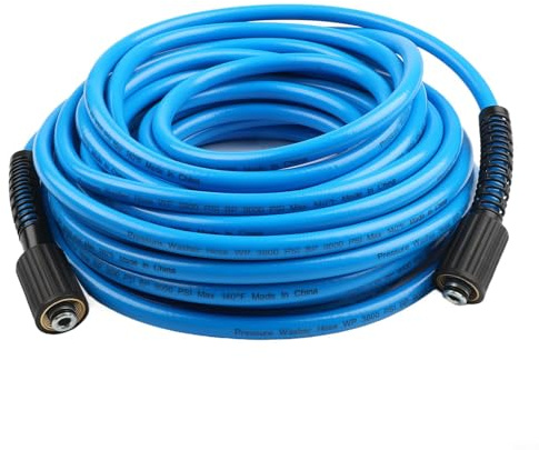 LatoYard Tubo per idropulitrice ad alta pressione per M22 3600 PSI, tubo di prolunga da 10/15/20 m, compatibile con idropulitrici, PVC flessibile per una maggiore durata