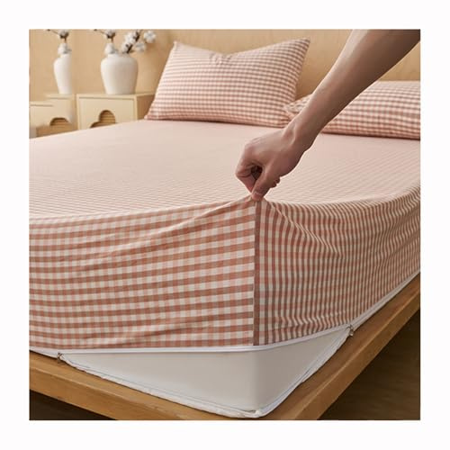 Rutigt golv futon madrassöverdrag – drottning/tvilling dra-på-lakan dammtätt överdrag för japansk futon 180 x 200 cm/71 x 79 tum ersättnings set eleganta sängkläder väsentligt