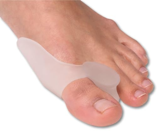 NatraCure Gel Big Toe Bunion Guards & Toe Spreaders - 1315-M RET6PK - (6 PACK) - (For Pain Relief from Crooked Toes, Pressure, and Hallux Bunions)