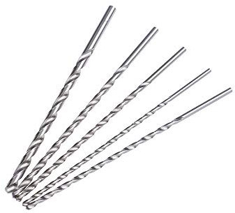 1pc Dia 4-8mm HSS Twist Drill Bit Extra Length 200mm Straight Shank Auger Wood Metal Drilling Tool for Metal Plastic Power Tools,8x200mm