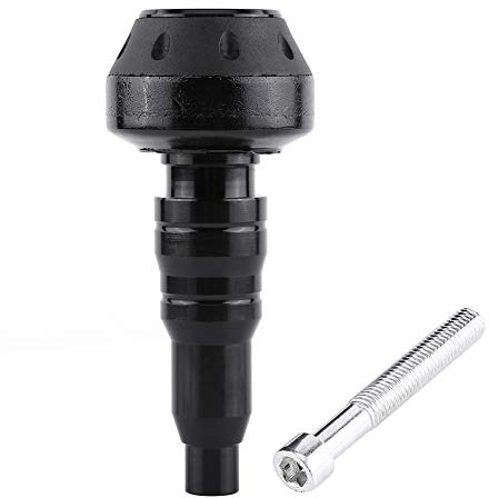 Frame Sliders,Motorcycle Exhaust Frame Slider Falling Protector Anti Crash Caps For Motorcycles (Black)