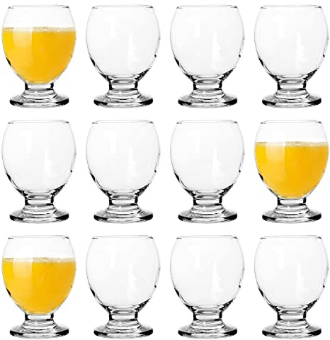 LAV 12x 280ml Nectar Glasbecher - Spülmaschinenfest Küche Wasser Cocktail Saft Gin Wein Whisky Trinken Glaswaren Gläser-Set