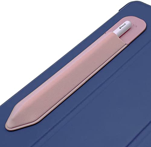 YINVA Pencil Holder Compatible with Apple Pencil 2nd Generation and 1st Gen,Elastic Pencil Sleeve Design for iPad and Stylus (Pink)