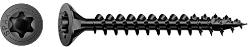 Spax Universalschraube, Senkkopf, schwarz, T-STAR plus, Vollgewinde (4x40 mm 200 Stück)