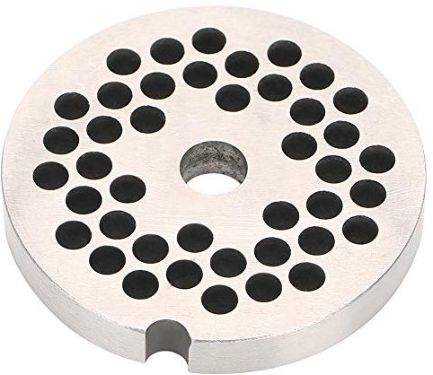 Miskall Cortador de Cuchillas para picadora de Carne, Cuchilla para picadora de Carne de Acero Inoxidable, Accesorios de Repuesto para Cuchillos de Disco, picadora de Carne Manual para el (5mm)