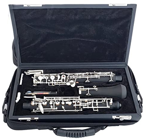 Professionelles C-Schlüssel Oboe-Vollautomatik-Silber-Tasten Oboe Instrument