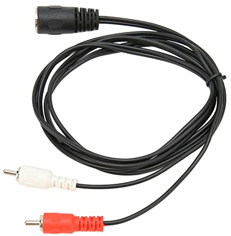 Cable DIN de 7 Pines a 2 RCA, Cable de Audio DIN Hembra de 7 Pines a 2 RCA Macho de 4,9 Pies, Plug and Play, Cable Adaptador de Sonido, Sistemas Estéreo