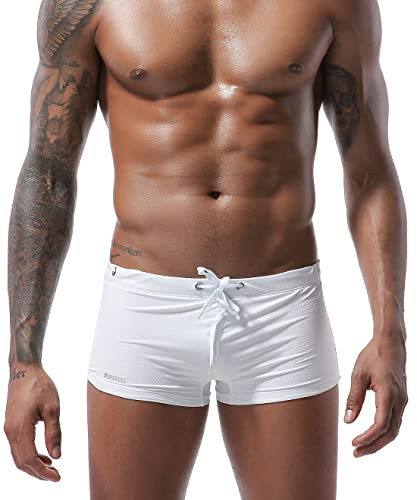 Casey Kevin Costume da Bagno Uomo Costume Boxer Coulisse Pantaloncini Calzoncini da Bagno Elastico a Vita Bassa Boxershorts Nuoto Spiaggia Mare Piscina Swim