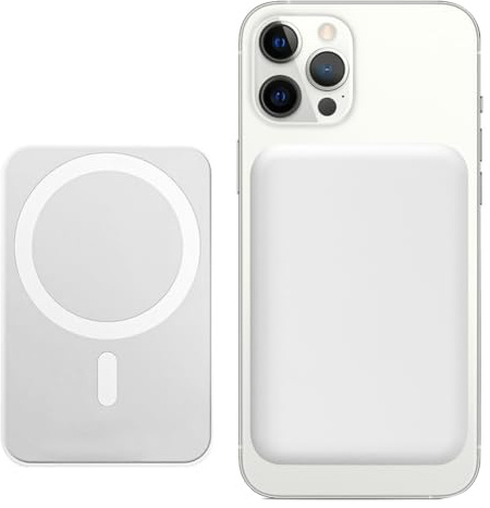 Flintronic Magnetic Battery, 5000 mAh Wireless Magnetische Powerbank, Magnetische Kabellose Powerbank, Schnelles Laden für iPhone 17/16/15/14/13/12/Plus/Pro/Max