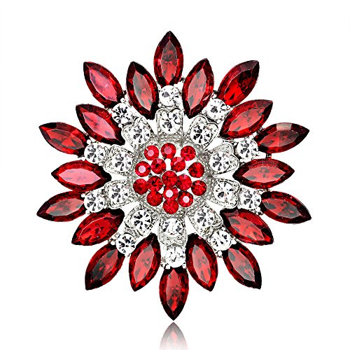 Exquisite Kristallblumen-Anstecknadel für Damen und Mädchen, Strass, Blumen-Anstecknadeln, Clip, Pullover, Mantel, Schals, Kleid, Anzug, Abzeichen, Broschen, Anstecknadeln, Modeschmuck, Geschenke,