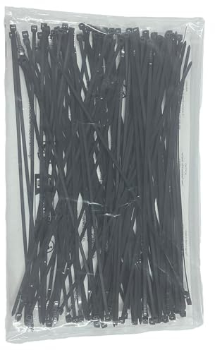 EzySup Kabelbinder 300 mm x 4,8 mm,Zugfestigkeit 22kg,500 Stück,Schwarz(250 Stück/Packung x 2 Packungen)