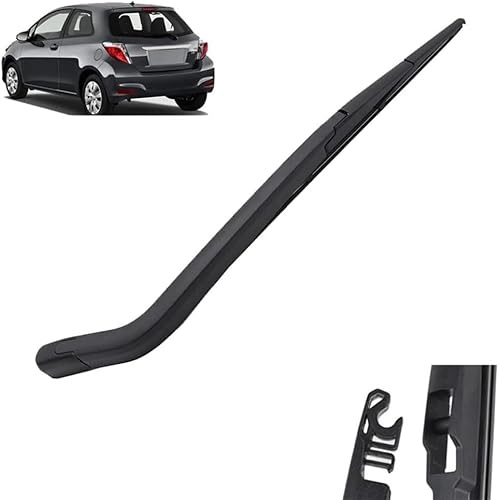 AjaxCat Scheibenwischer Hinten Ersatz, Hinterer Wischerblatt Wischerarm Geeignet für Toyota Yaris 3 Hatchback 2011-2019, Scheibenwischer Wischer Set