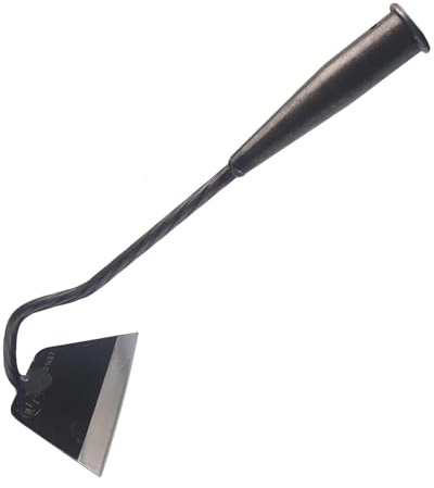 Kuntesetty Escarda Manual Multifuncional Desmalezadora Manual Herramienta de Jardinería Extractor de Malezas Forjada Tradicional Adecuada para Jardín, 45x21.5x13cm