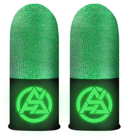 Finger Sleeve For Game - Sensitive Thumb Sleeves | Elastic Finger Cover | 2pcs, Fingers Guards, For Games, Mobile Game Fingers Protector Sleeves [ ]