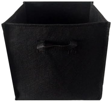 Sac de culture carré pour de 2,2 / 3,6 / 50,6 litres - Pot à légumes non tissé respirant - Récipient de jardinage durable avec poignées renforcées - Parfait pour les lits de jardin intérieurs