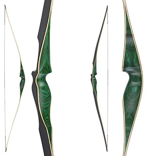 Jackalope Hybridbogen Malachite One Piece 60 Zoll Linkshand (50 lbs)