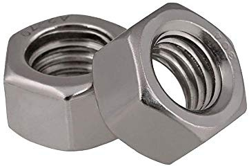 Tuercas hexagonales 1/2 -12 1/8 -40 3/16 -24 5/32 -32 UK Standard Hexagon Nuts 304 BSW de acero inoxidable DUO ER (Color : 1/8''-40 20pcs)