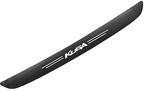 JYMLOV Protectores de Parachoques Trasero de Coche para Fo-rd Kuga, 90 cm Trasero Portón Embellecedor Listón - Pegatina de Antiarañazos de Borde del Alféizar Puerta del Maletero,Black