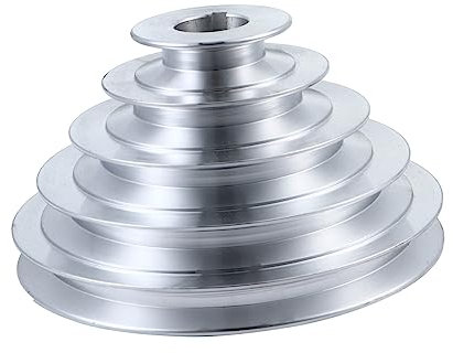 ULTECHNOVO Aluminium Pagoden-riemenscheibe Typ a Mehr Rillen Keilriemenscheibe Korrosionsbeständig Langlebig Motorwellenantrieb Geeignet