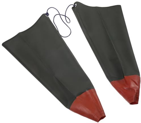 JECOMPRIS 1paar Gummihandschuhe Für Erwachsene Wasserdichte Lange Arbeits Und Gartenhandschuhe Aus Gummi Für Angeln Gartenarbeit Und Hausarbeiten Robuste Strapazierfähige Armhandschuhe