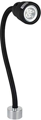 DONGXIAO Luz Trabajo LED con rotación 360°, 5 W, 24 V, Base magnética Fuerte, Soporte Cuello Cisne, lámpara for Herramientas con Interruptor, for Todas Las máquinas Herramienta, Banco Trabajo
