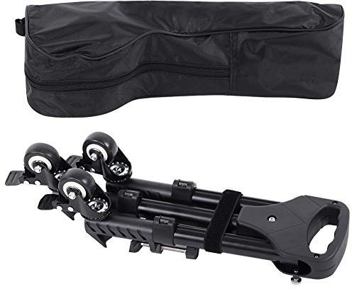 Stativfuß Dolly 45 × 14 × 14 VX-600 Stativ faltbar Dolly 3 Räder Halterung Riemenscheibe Basis Kamera Universal