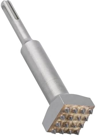 STFALI SDS Plus - Scalpello per trapano SDS Plus, punta per trapano elettrico a martello, testa quadrata, 16 denti, per parete, lastre di pietra, ponti, cemento