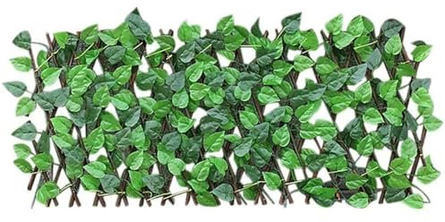 YGLONG Sichtschutz Balkon Simulationszaun, künstliches grünes Blatt, Balkon-Sichtschutz, Gartenzaun, UV-Schutz, Sichtschutz, Gartendekoration