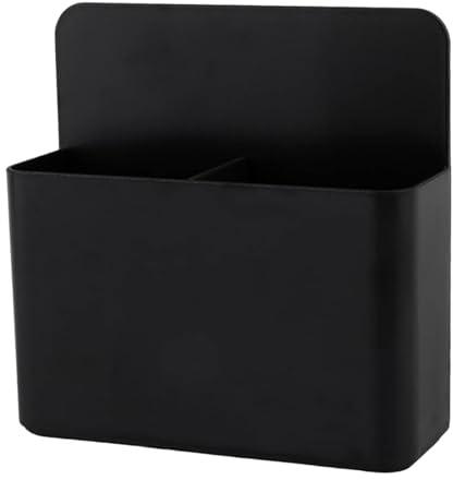 Générique Porte-crayon Magnétique - Porte Stylo Magnetique Noir, Porte-stylo Magnétique Pour Réfrigérateur, Boîte De Rangement Magnétique