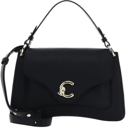 Coccinelle Pelle borsa a tracolla borsetta C-Me Grained Leather Handbag