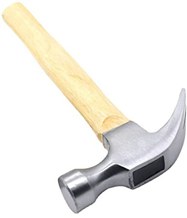 Marteau à Griffes, Marteau à Griffe à Haute Tête en Acier en Carbone Poignée en Bois Facile à Utiliser le Marteau pour la Décoration de la Maison en Menuiserie, Hammermallet