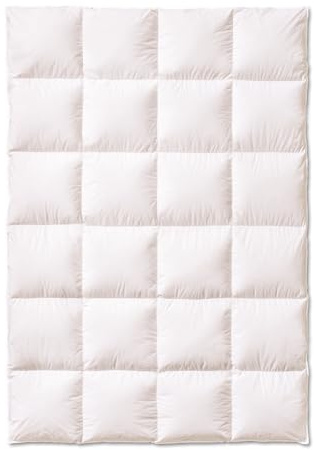 Künsemüller Daunenbettdecke Daunenbettdecke Helsinski Warm mit 2,5 cm Innensteg, 155x220 cm