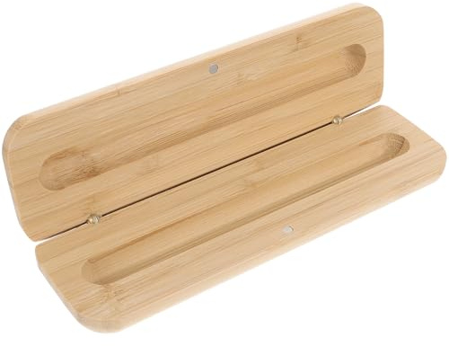 OATIPHO Elegantes Stifteetui als Abschluss Geschenk mit Schulanfang Deko Natürliche Stifteaufbewahrungsbox zum Schutz der Stifte und Abdichtung für Reise und Schüler