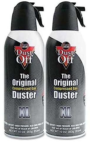 Dust-Off Disposable Compressed Gas Duster, 10 oz Cans, 2/Pack