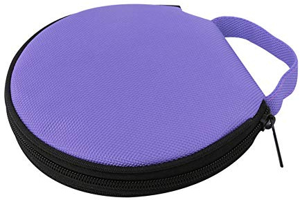 iSpchen Tragbarer CD Tasche Oxford-Stoff DVD Taschen Aufbewahrung Schutzhülle Reisen Kapazität 20 CD Organizer, 160x165x30mm