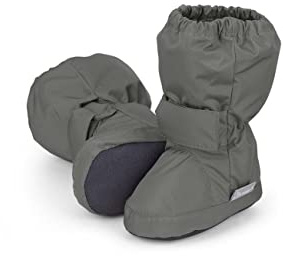 Sterntaler Baby Jungen Baby-Schuh - Babystiefel, Babystiefelchen - Low-Top Babyschuh atmungsaktiv mit Kunststoff Sohle - dunkelgrün, 23/24 (2-3 Years)