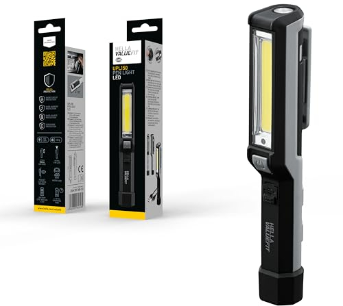 HELLA VALUEFIT LED Handleuchte UPL150 - 3.7V - 150lm - mit Klammer/mit Magnet - 2XM 357 300-101