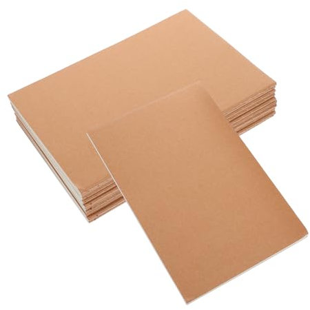 10 Stück Klein Notizbuch aus Papier, 72 Seiten, Leicht und Tragbar