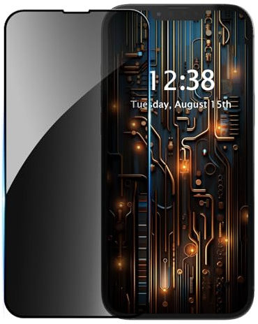 SharkProten 1 Stück Sichtschutz für Apple iPhone 11 Pro Max & iPhone XS Max, Anti-Spähen Panzer Schutz Glas, HD Blickschutzfolie, Unterstützt nicht die Entsperrung per Fingerabdruck