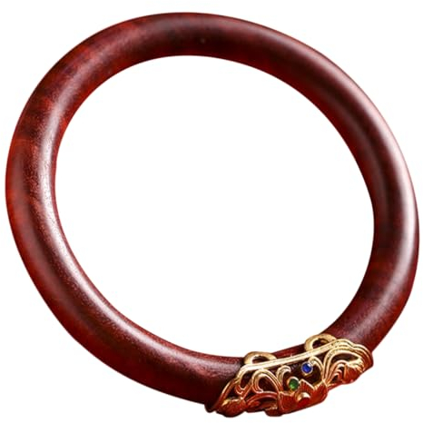 VALICLUD Hölzernes Armband Vintage-schmuck Charm-armbänder Holz Schmuck Holz Armband Ethnischer Holzarmreif Vintage-armreif Aus Holz Runder Armreif Aus Holz Ethno-armband Aus Holz Rosenholz