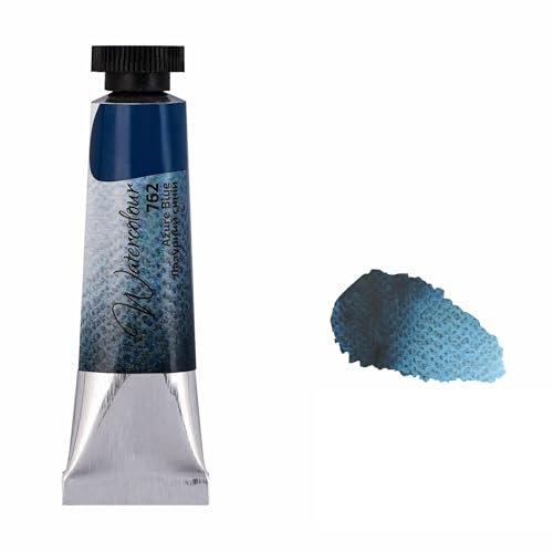 7 Artists Azurblau Aquarellfarbe 10 ml Tube, Hochwertige Künstler-Aquarell, Feinste Küntsler-Aquarellfarben